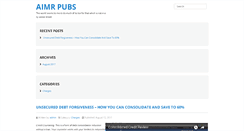 Desktop Screenshot of aimrpubs.org